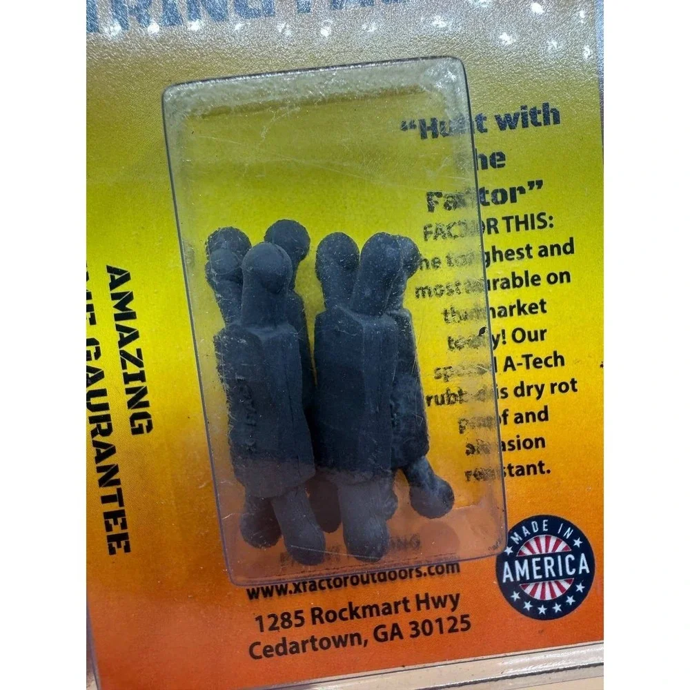 X-Factor Outdoor Products String‎ Cable Silencers 4 Pack Black Archery NEW